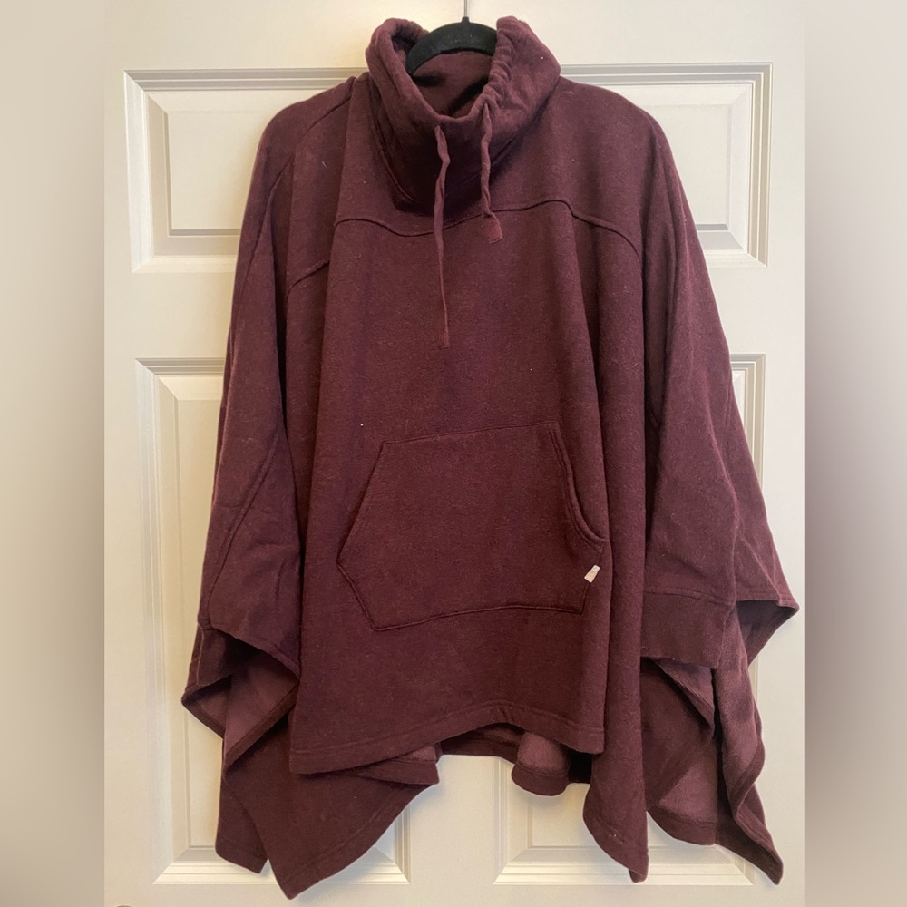 UGG Burgundy Poncho
